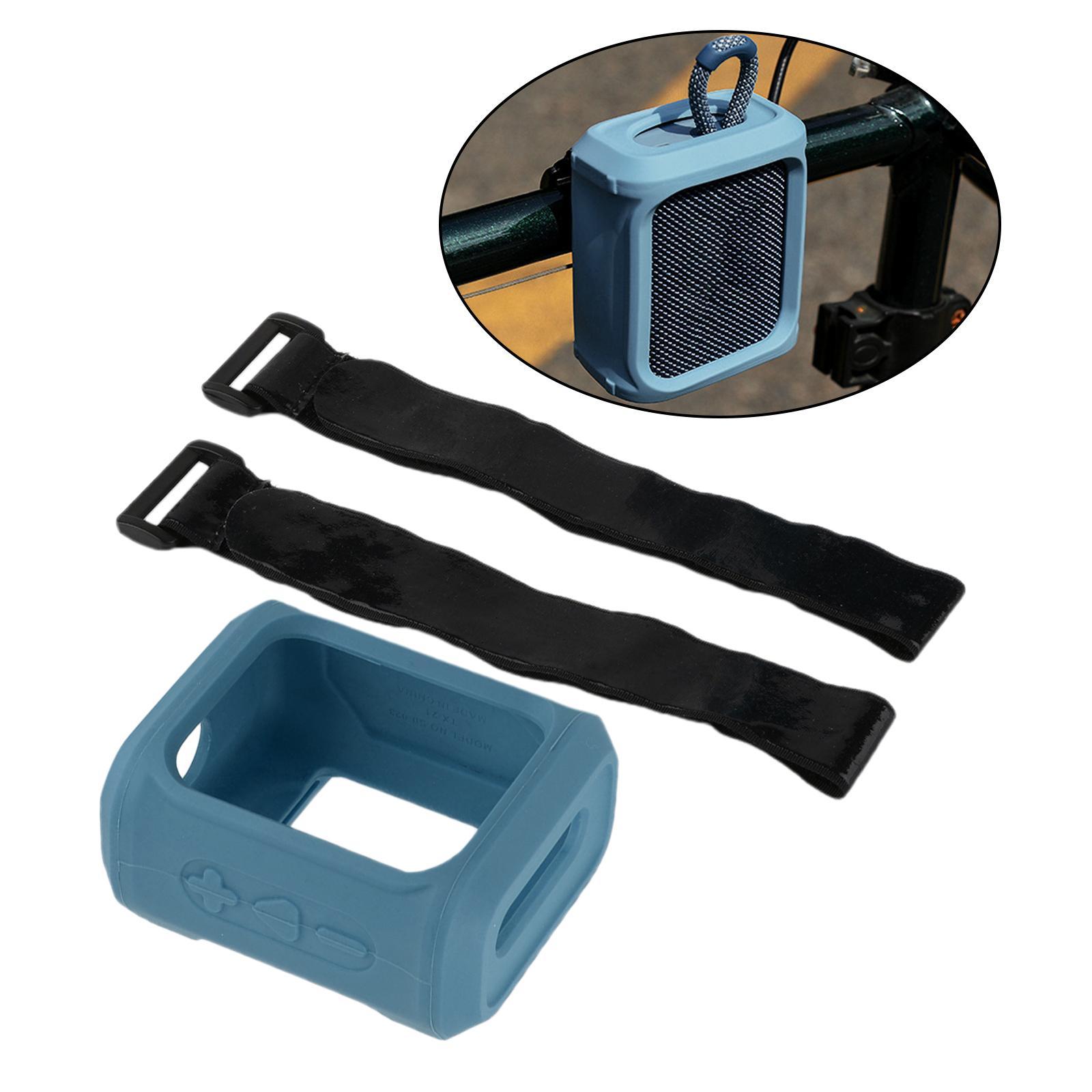 Silicone Travel Case Cover Protective Box For GO 3 Speaker Blue