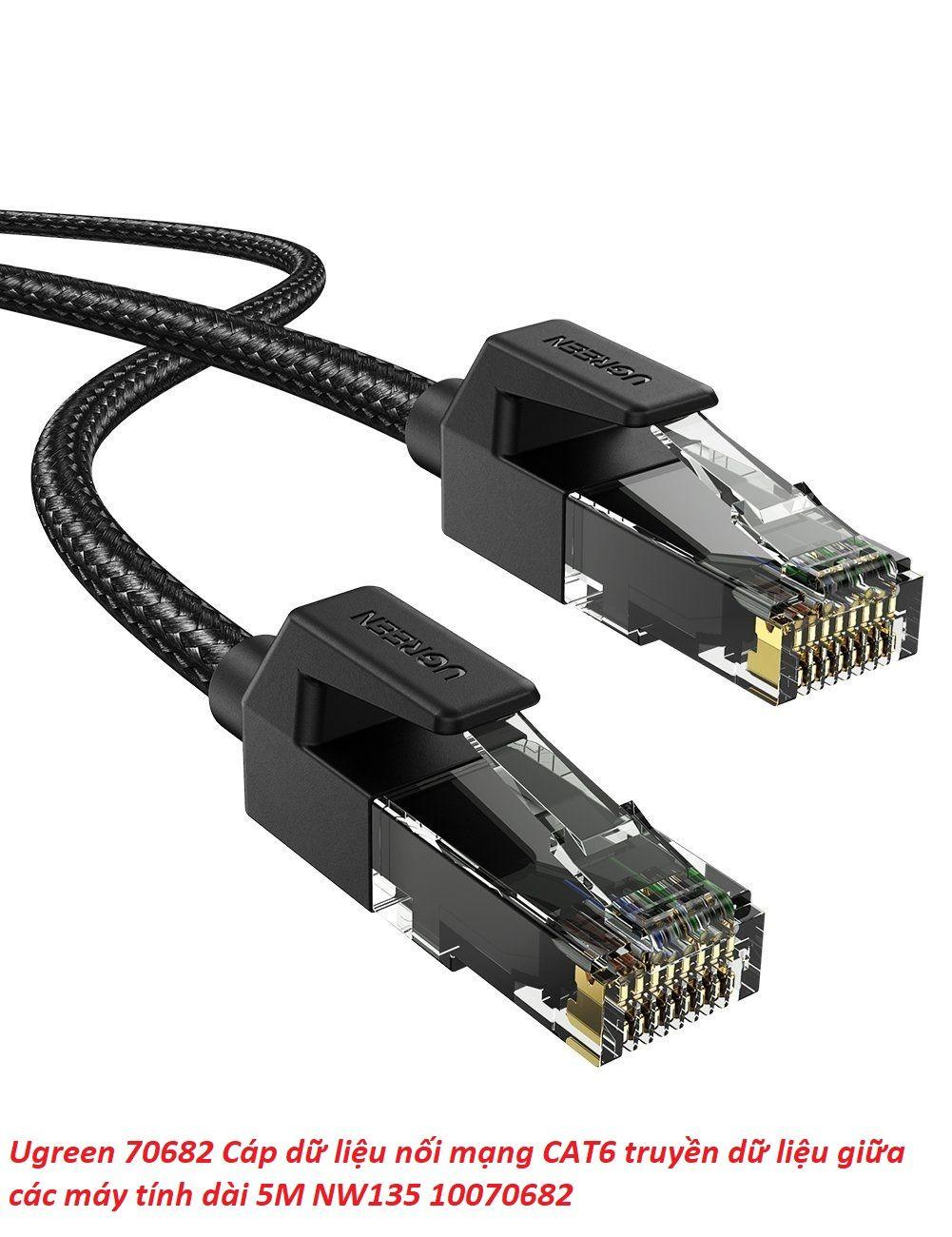 Ugreen UG70682NW135TK 5M Cat6E FTP cáp nối mạng truyền dữ liệu giữa các máy tính - HÀNG CHÍNH HÃNG