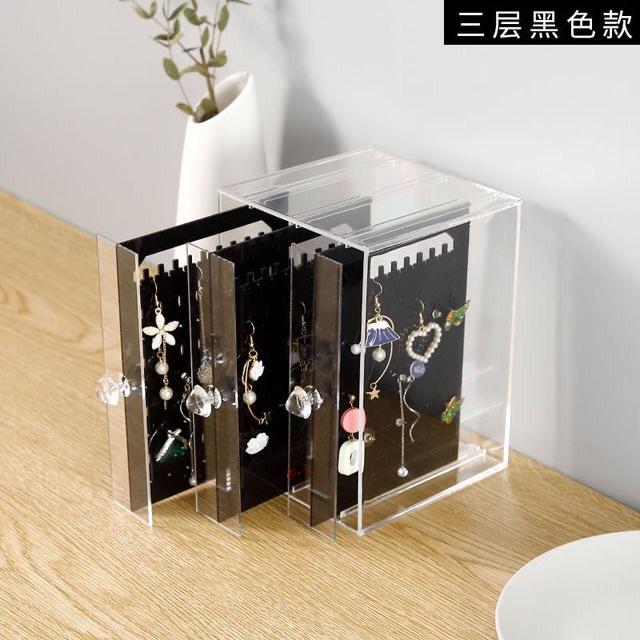 Hộp mica đựng trang sức 3 cánh loại đẹp