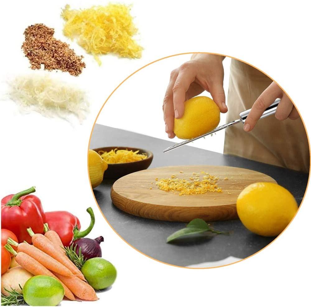 Đồng Hồ Nam Dây Thép Không Gỉ Phô Mai Xay Bộ Dụng Cụ Gọt Vỏ, Chanh Zester, đồng Hồ Nam Dây Thép Không Gỉ Đa Năng Nhà Bếp Thực Phẩm Xay Máy Thái Cho Rau Củ Quả