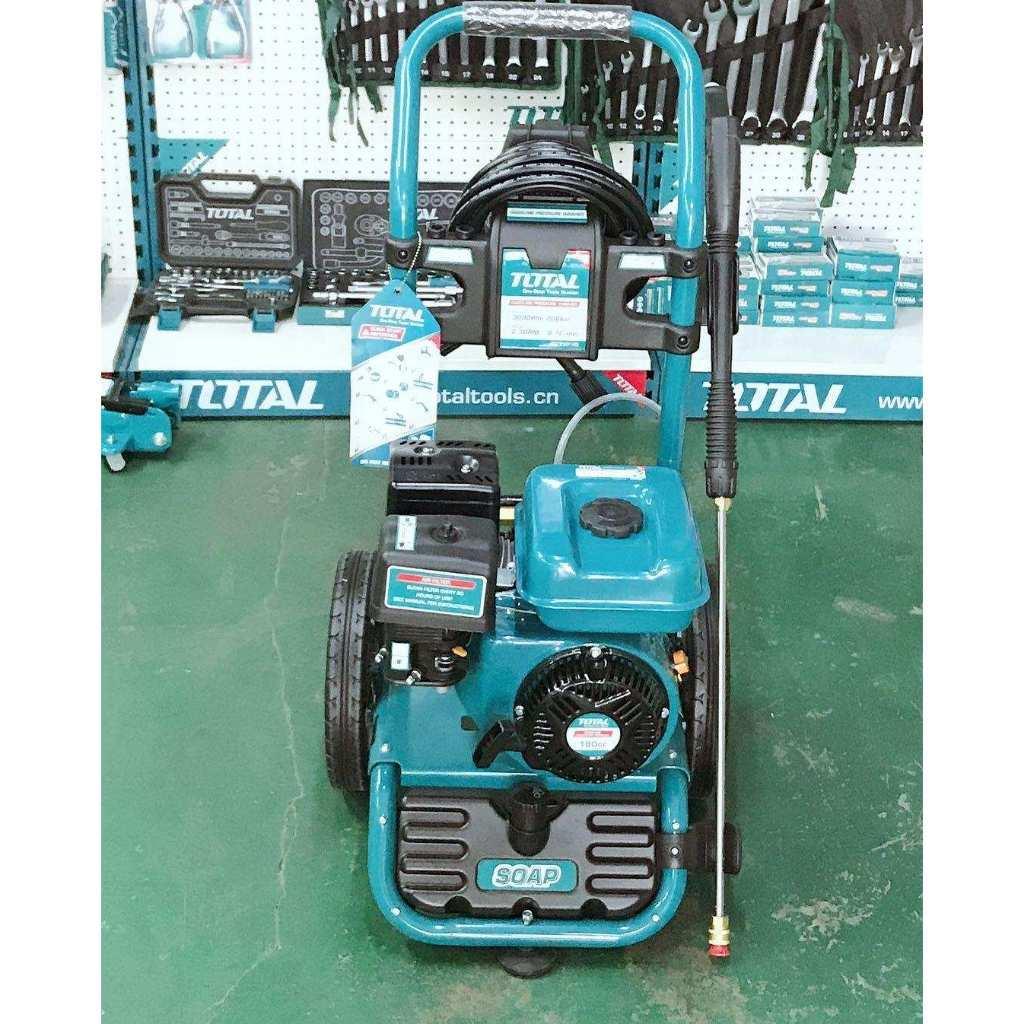 MÁY XỊT RỬA XE DÙNG XĂNG BH 3 THÁNG 214BAR TOTAL TGT250105 - HÀNG CHÍNH HÃNG