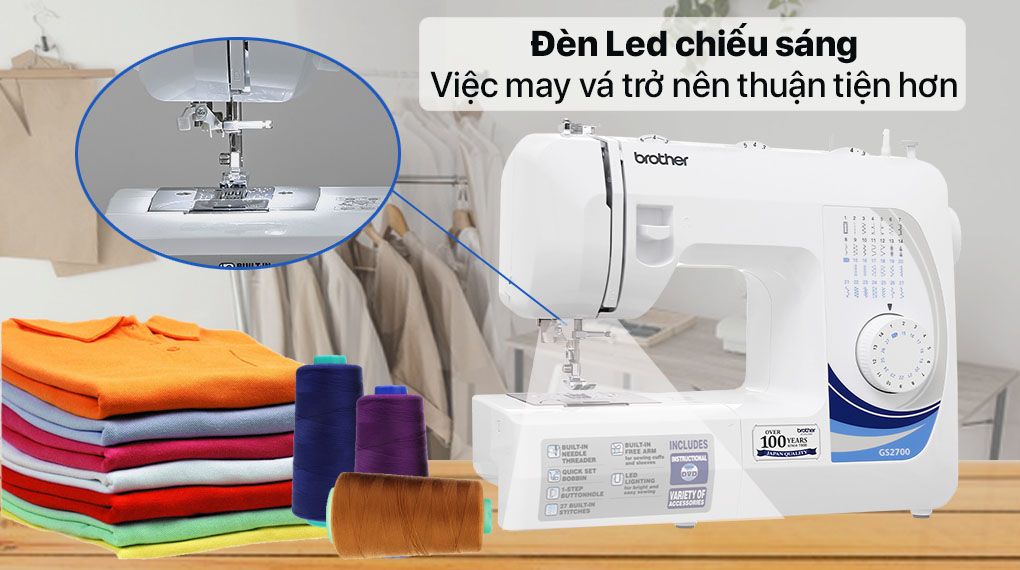 Máy May Brother GS2700 ( 51W) - Hàng chính hãng