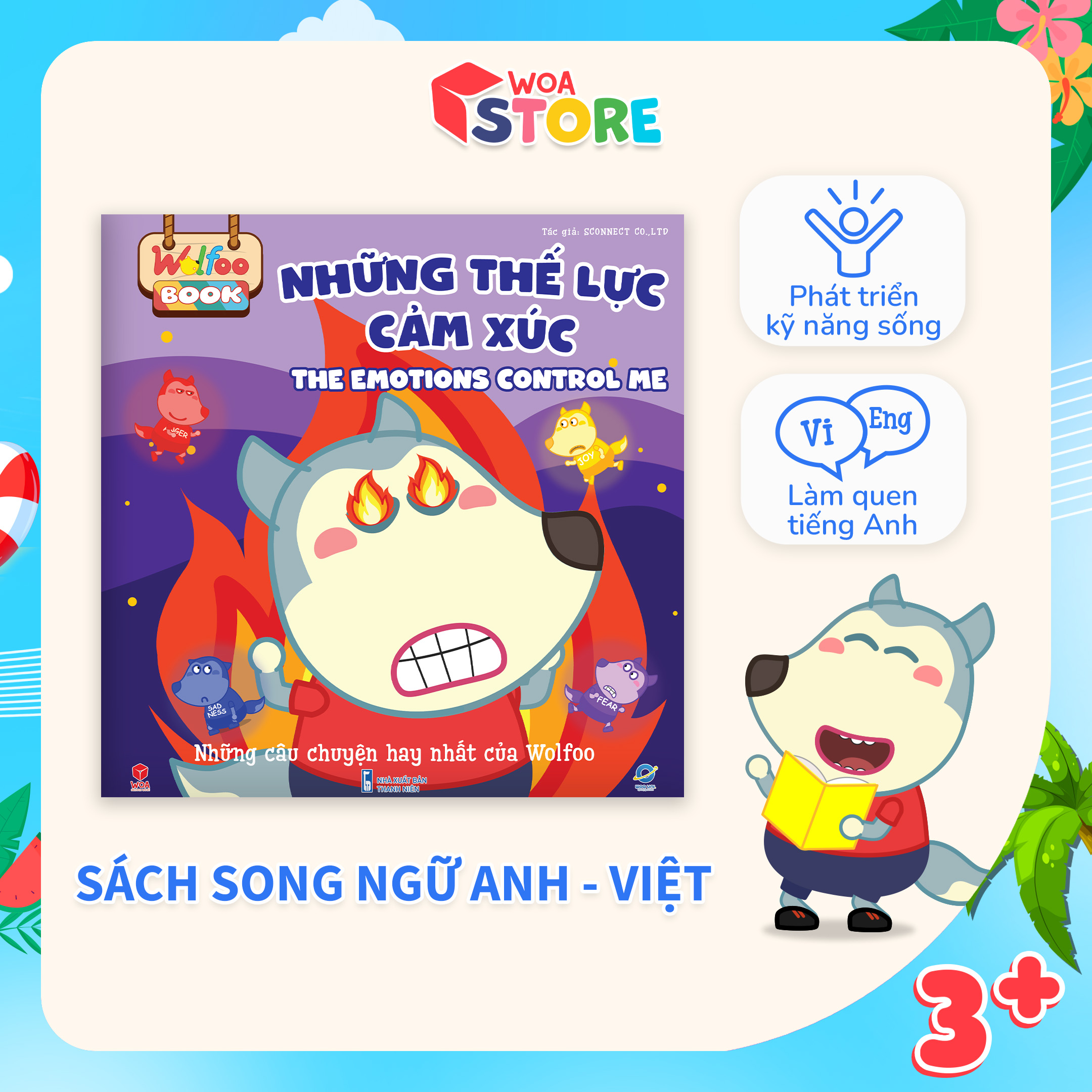 Sách Wolfoo Song ngữ - Những Thế Lực Cảm Xúc