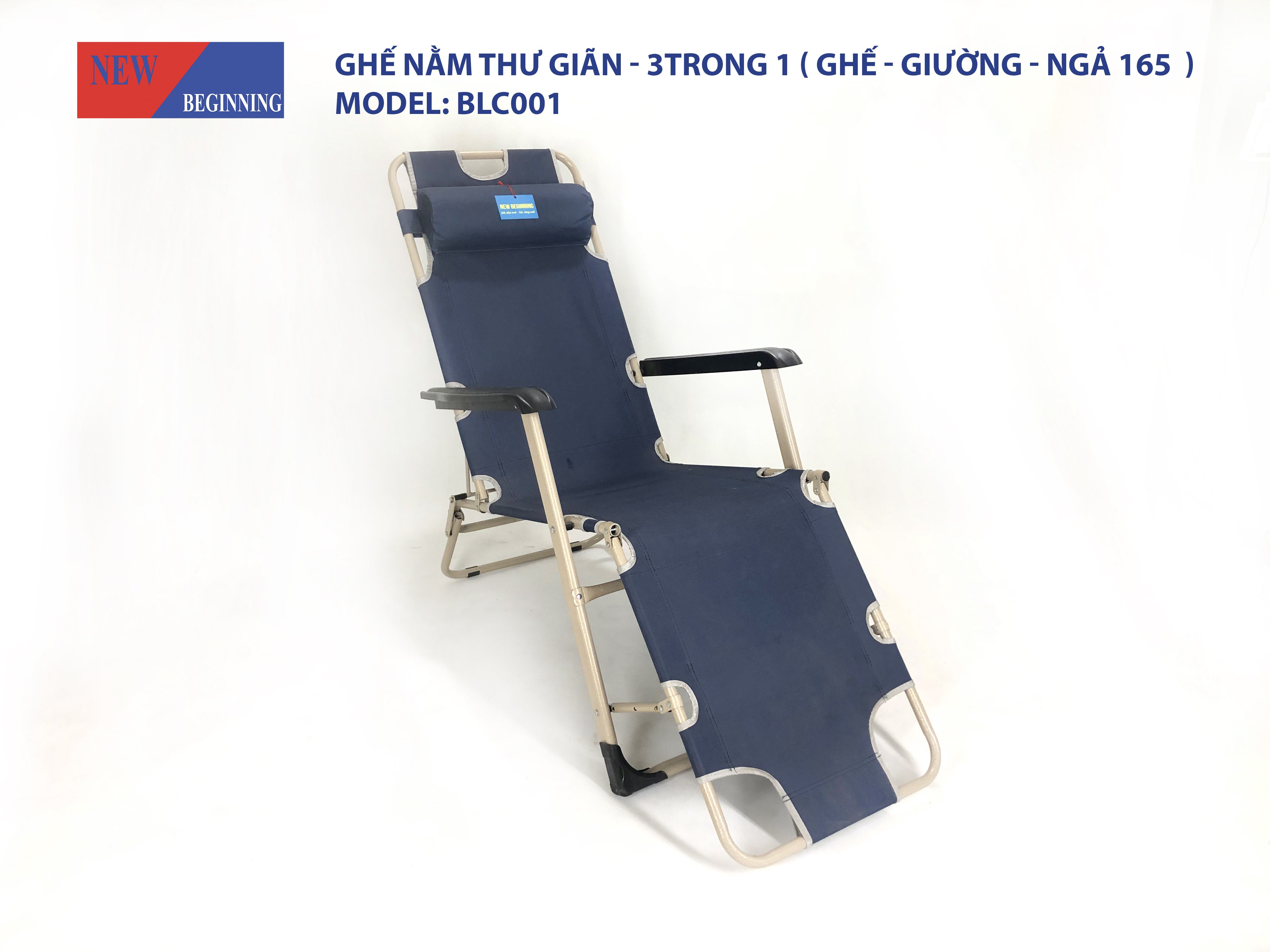 Ghế Xếp Thư Giãn ngả thành giường Đa Năng Siều Rẻ,Siêu Bền,Ghế Ngả Thành Giường
