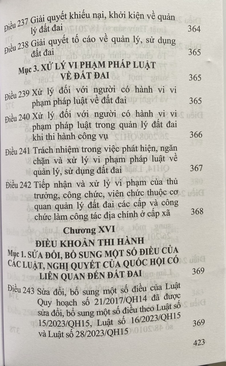 Luật  Đất Đai Năm 2024
