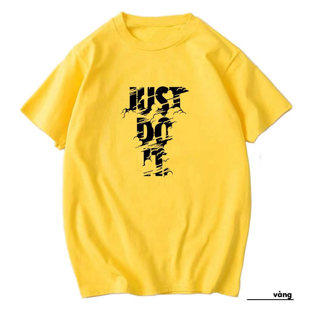 Áo thun tay lỡ JUST DO IT Unisex ( Đen, Trắng )