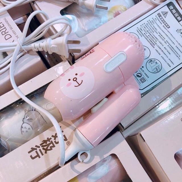 Máy sấy tóc mini gấu, vịt, lợn siêu cute