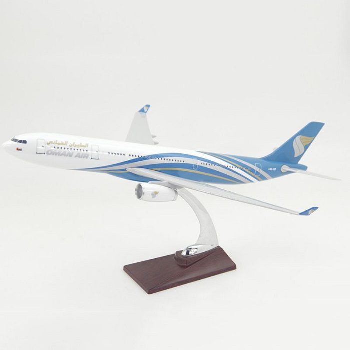 Mô hình máy bay tĩnh OMAN AIR A330 47cm