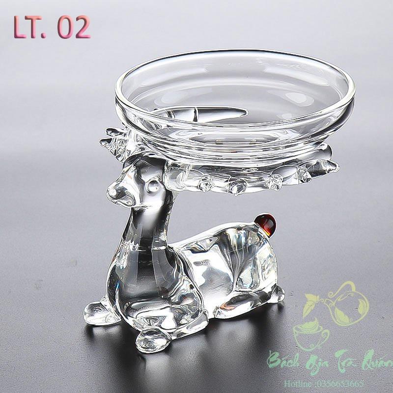 Lọc , Lược Trà Hươu Thủy Tinh Borosilicate Cao Cấp Chịu Nhiệt