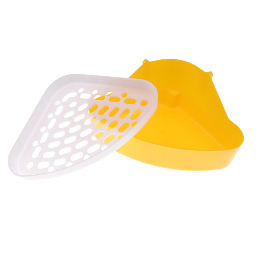 Small Animal Toy Toilet Rabbit Cage Corner Toilet Hamster Litter Tray Potty