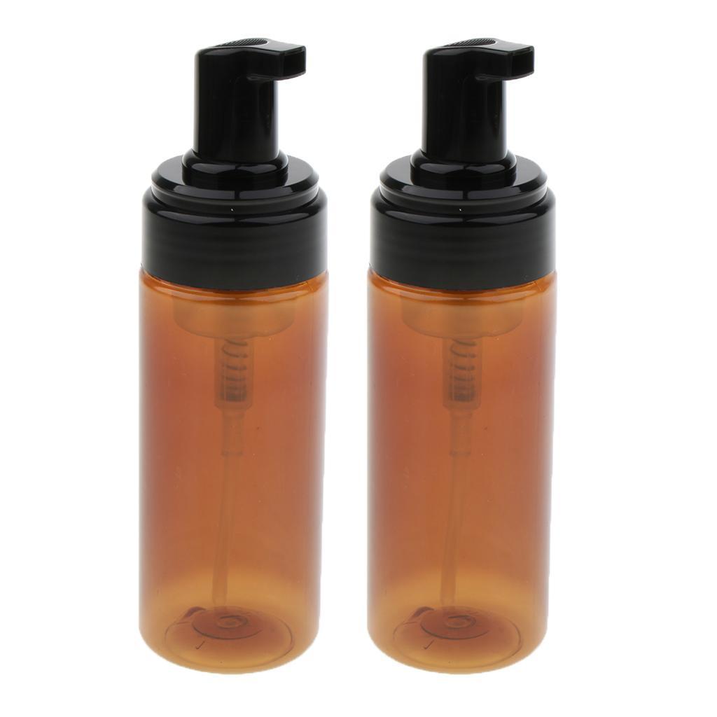 4PCS Refillable Foam Bottle Dispenser Liquid Foaming Pump Soap Bottle 150ml