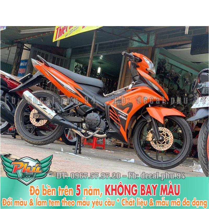 Tem rời Exciter 135 Cam đen movistar -1