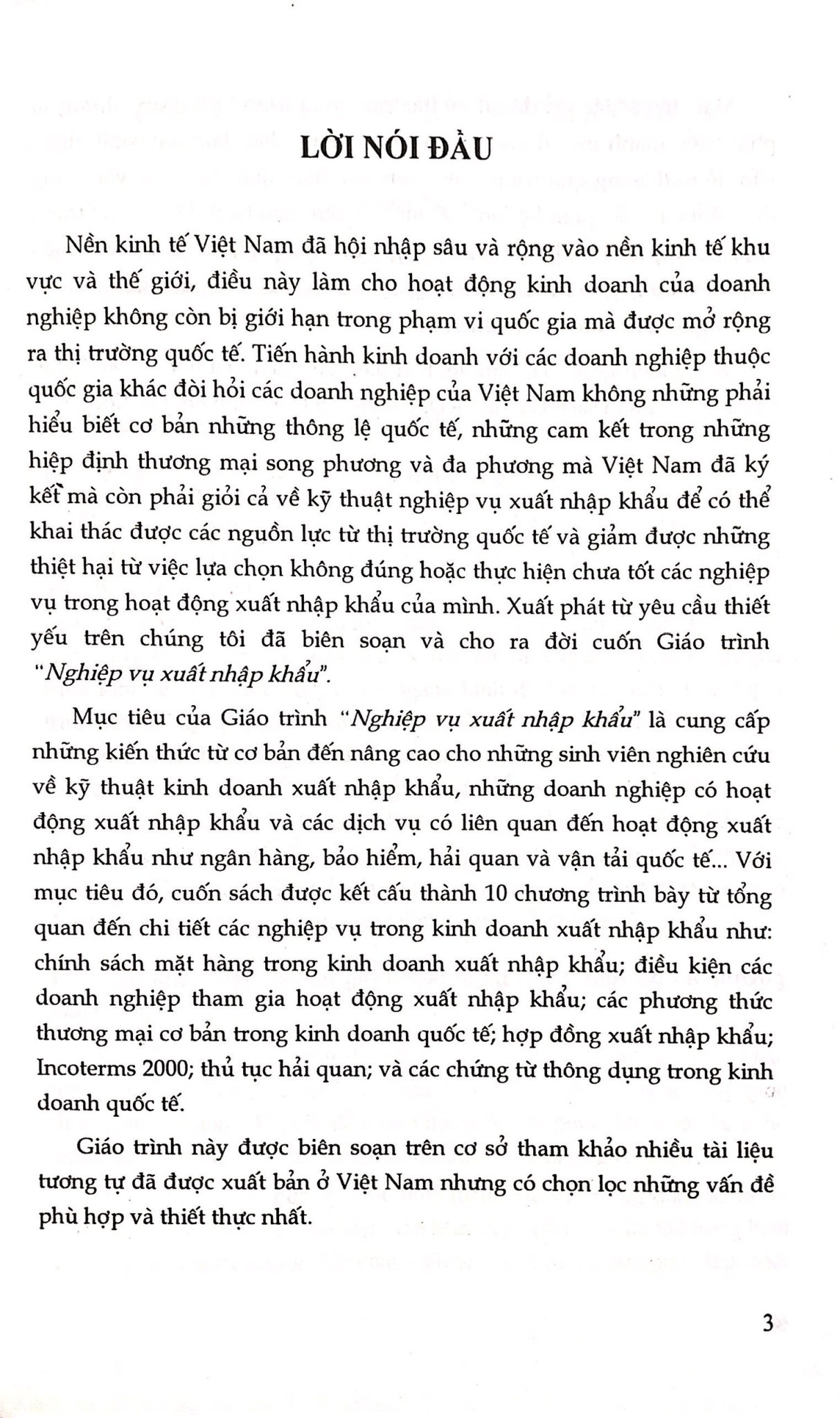 Giáo Trình Nghiệp Vụ Xuất Nhập Khẩu ( Dành Cho Sinh Viên Các Trường Đại Học, Cao Đẳng Khối Kinh Tế)