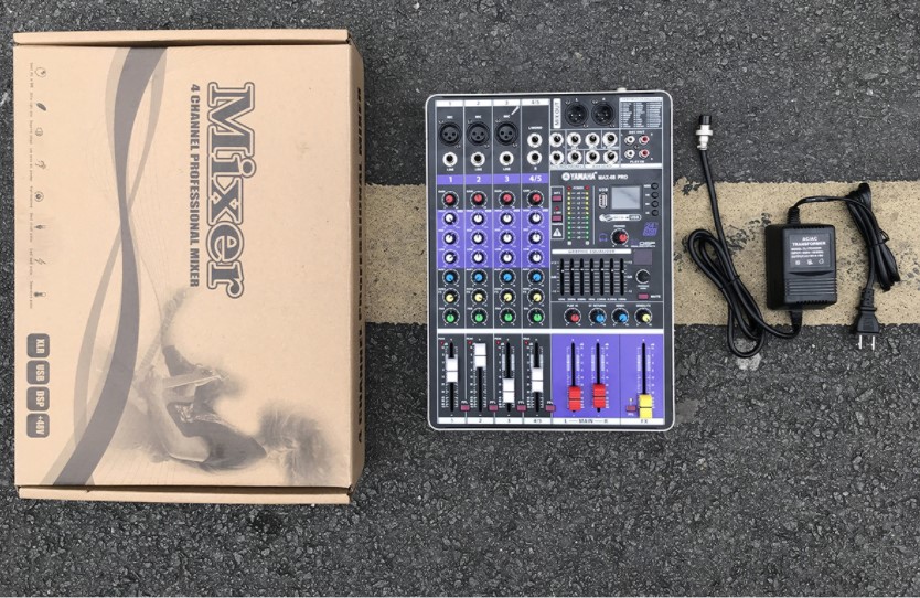 Bàn trộn âm thanh Mixer MAX 68 Pro - 99 hiệu ứng vang âm thanh chuẩn phòng thu, hát karaoke gia đình, live stream chuyên nghiệp - Bảo hành 12 tháng - Hàng chính hãng