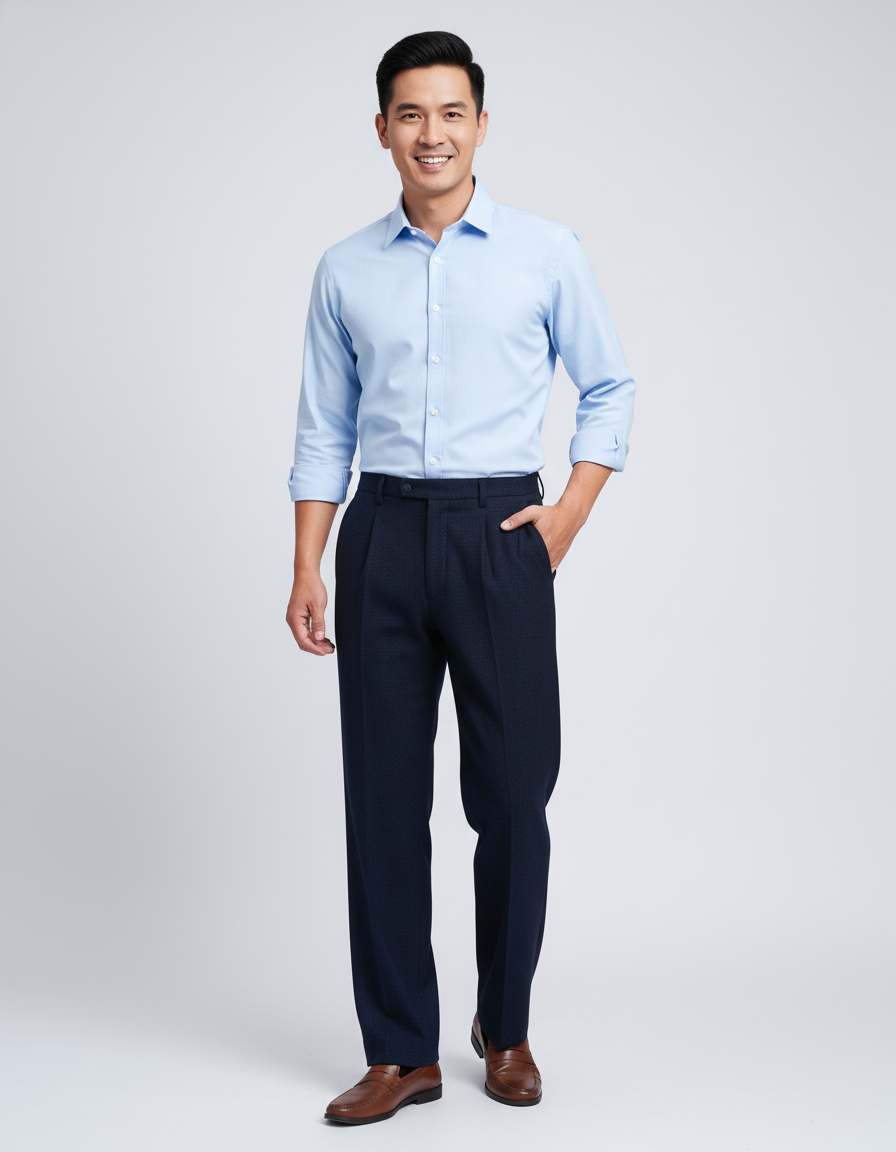 QUẦN TÂY NAM  XẾP LY