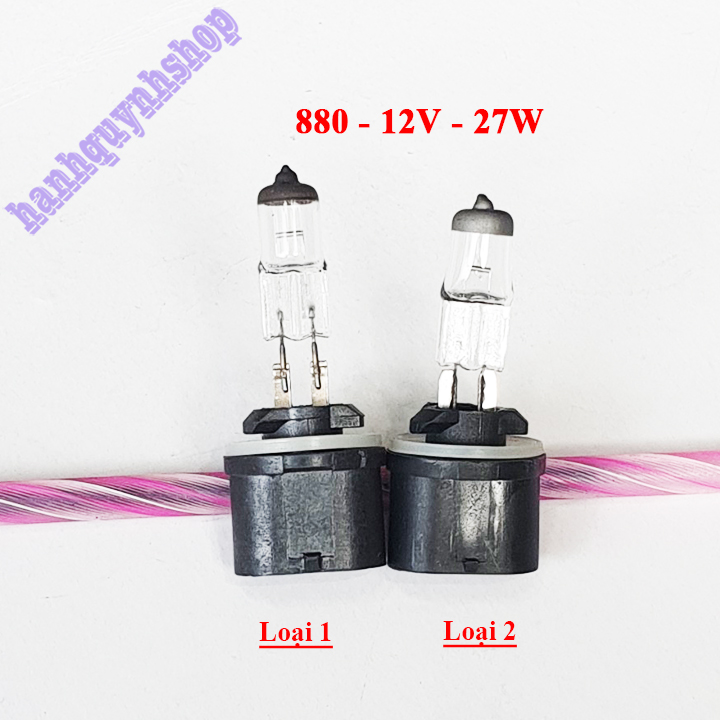 Bóng đèn ô tô 880 12V 27W con cú sợi tóc Halogen