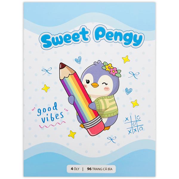 Tập Học Sinh Pengy's Diary - 4 Ô Ly Vuông - 96 Trang 100gsm - The Sun - Sweet