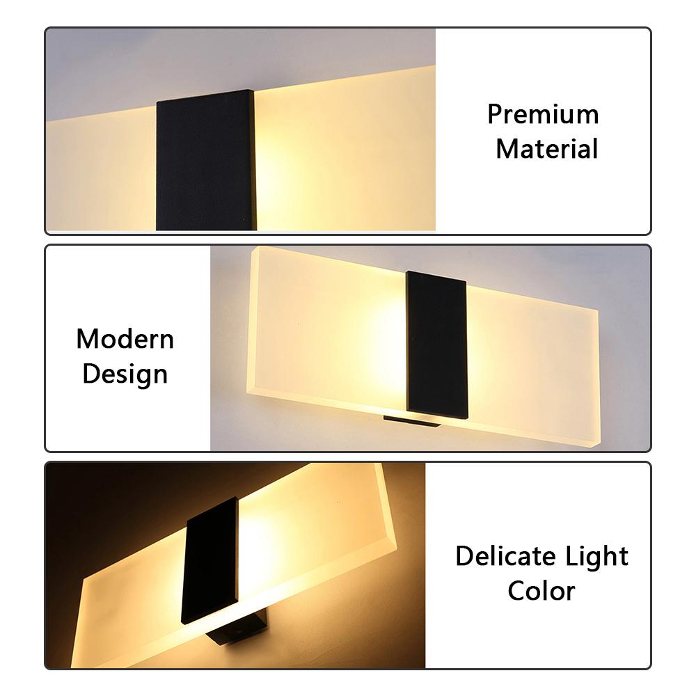 Đèn LED treo tường hiện đại cho phòng khách, phòng ngủ