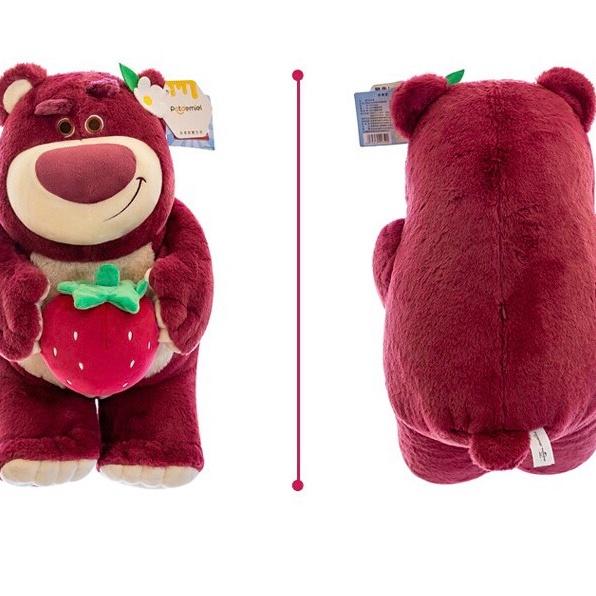 Gấu bông Lotso ôm Dâu cao cấp - đủ size - dành tặng bạn gái bé gái - QC