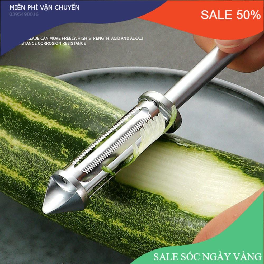 Nạo rau củ quả Inox cao cấp đa năng 4 in 1 Nạo vỏ và bào sợi rau củ quả, THÉP KHÔNG GỈ SÁNG BÓNG, BỀN ĐẸP