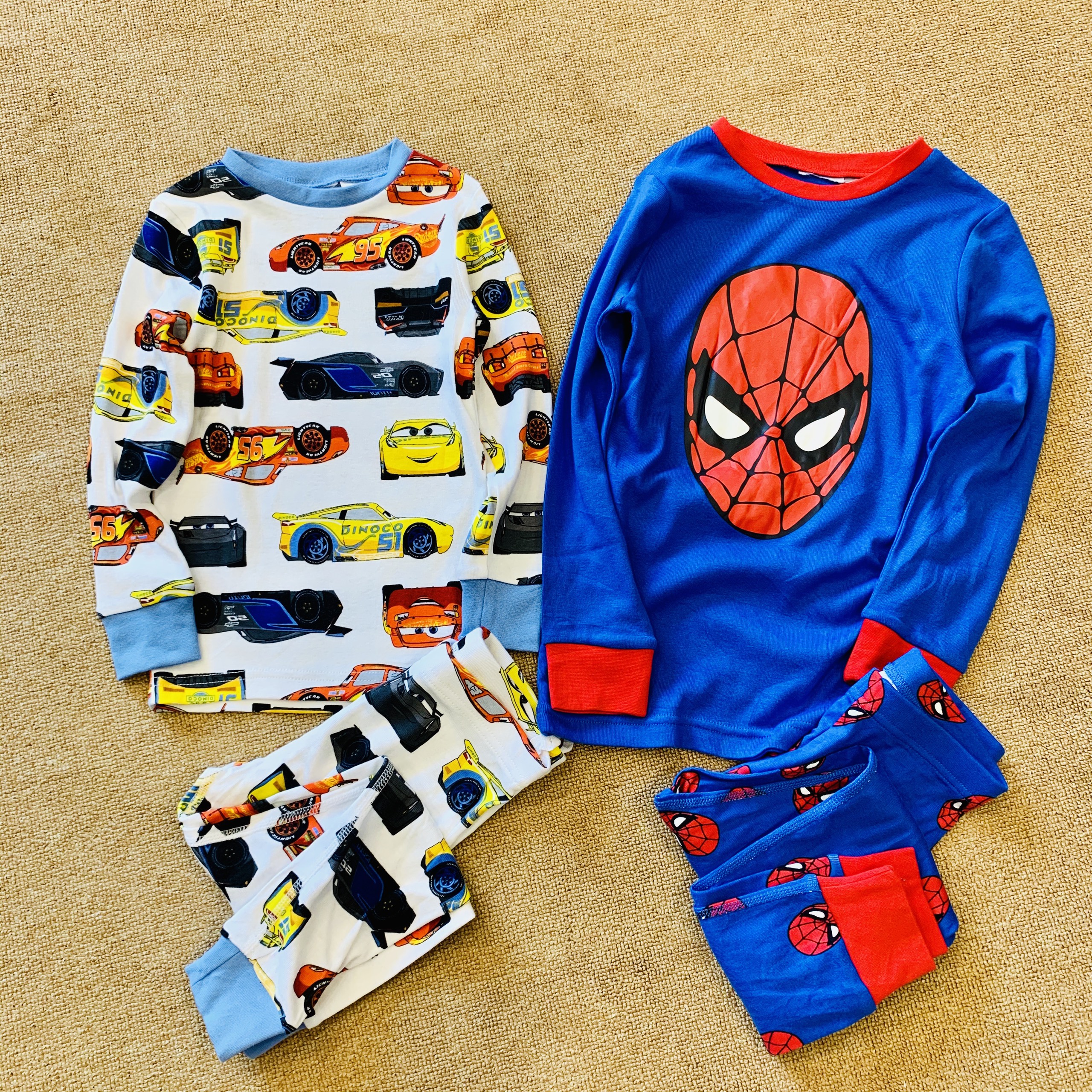Bộ cotton thun dai tay cho bé trai 2-10 tuổi