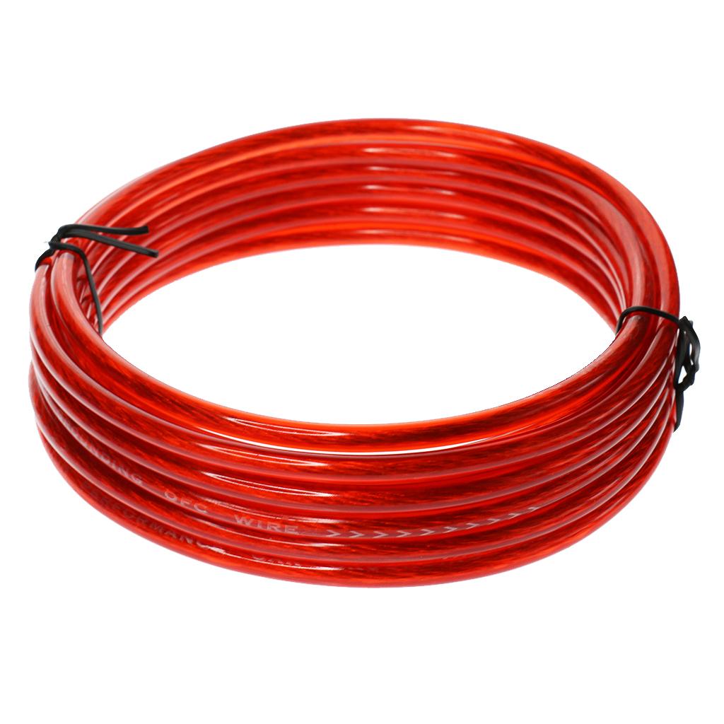 1 Set Car Audio Subwoofer Amplifier AMP Wiring Wire Kit W/ 60A Fuse Holder for Universal