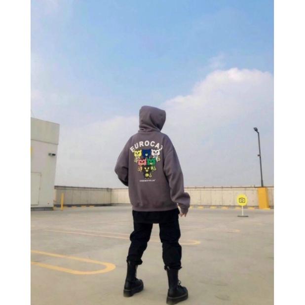 ÁO Khoác Nỉ Hooide Nam Nữ Unisex - Nỉ in hình 3d, Áo Hoodie Cặp Đôi Nam Nữ EUROCAT Cú Mèo HOT RẺ ĐẸP Hoodie Company Unisex - Nỉ Ngoại Kiểu Khoác Chống Nắng Couple
