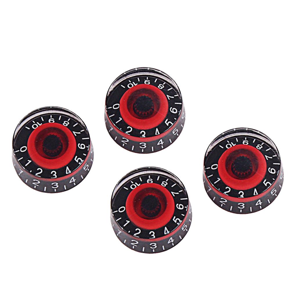 Sunnimix 4 Miếng Đàn Guitar Tốc Độ Nút Cho Gibson LP Điện Phần Guitar