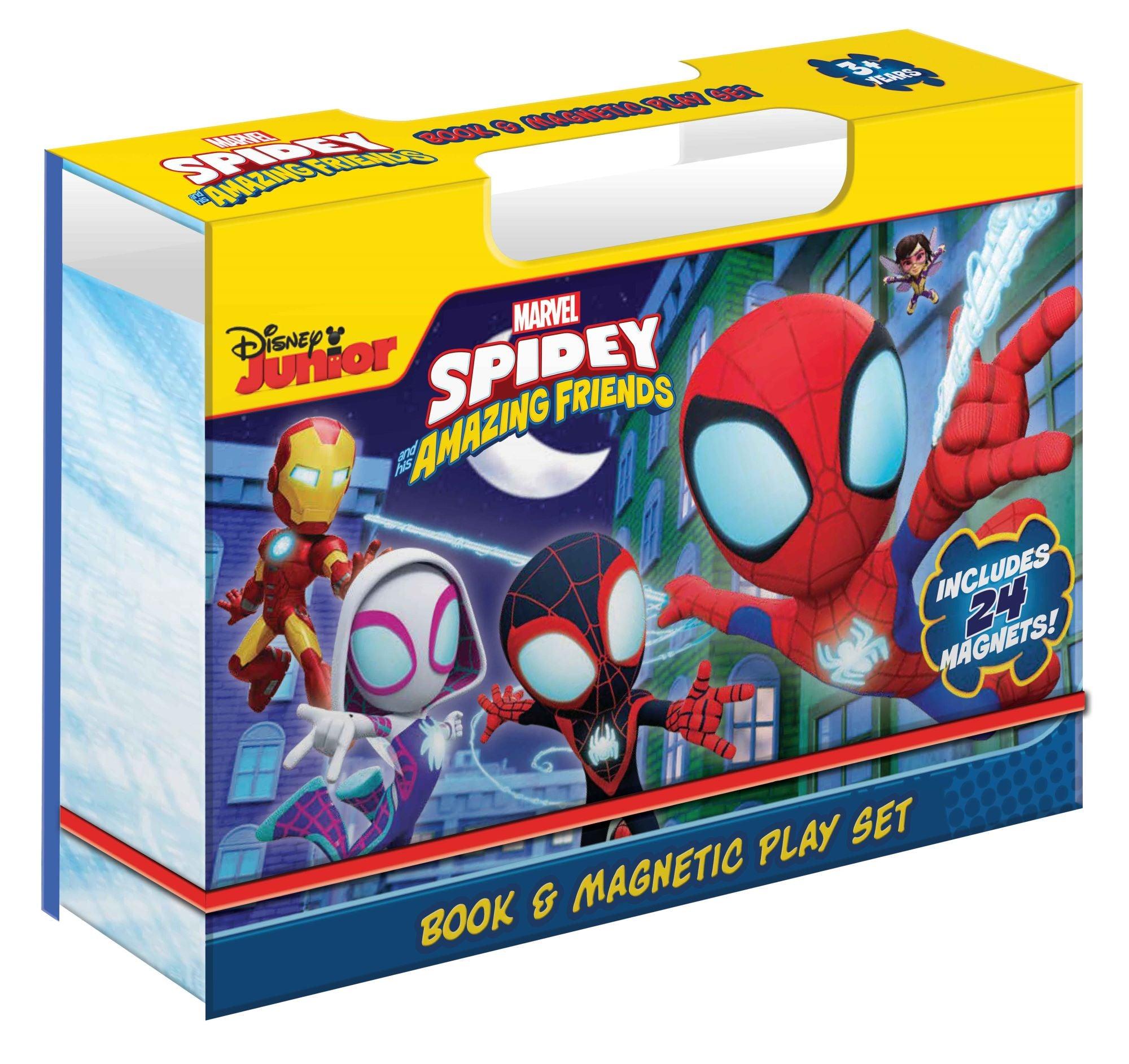 Spidey And His Amazing Friends - Book &amp; Magnetic Play Set
