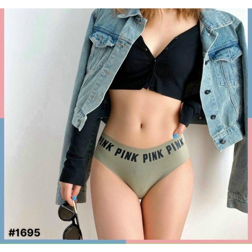 COMBO 10 QUẦN LÓT SU LẠNH PINK KHÔNG ĐƯỜNG MAY