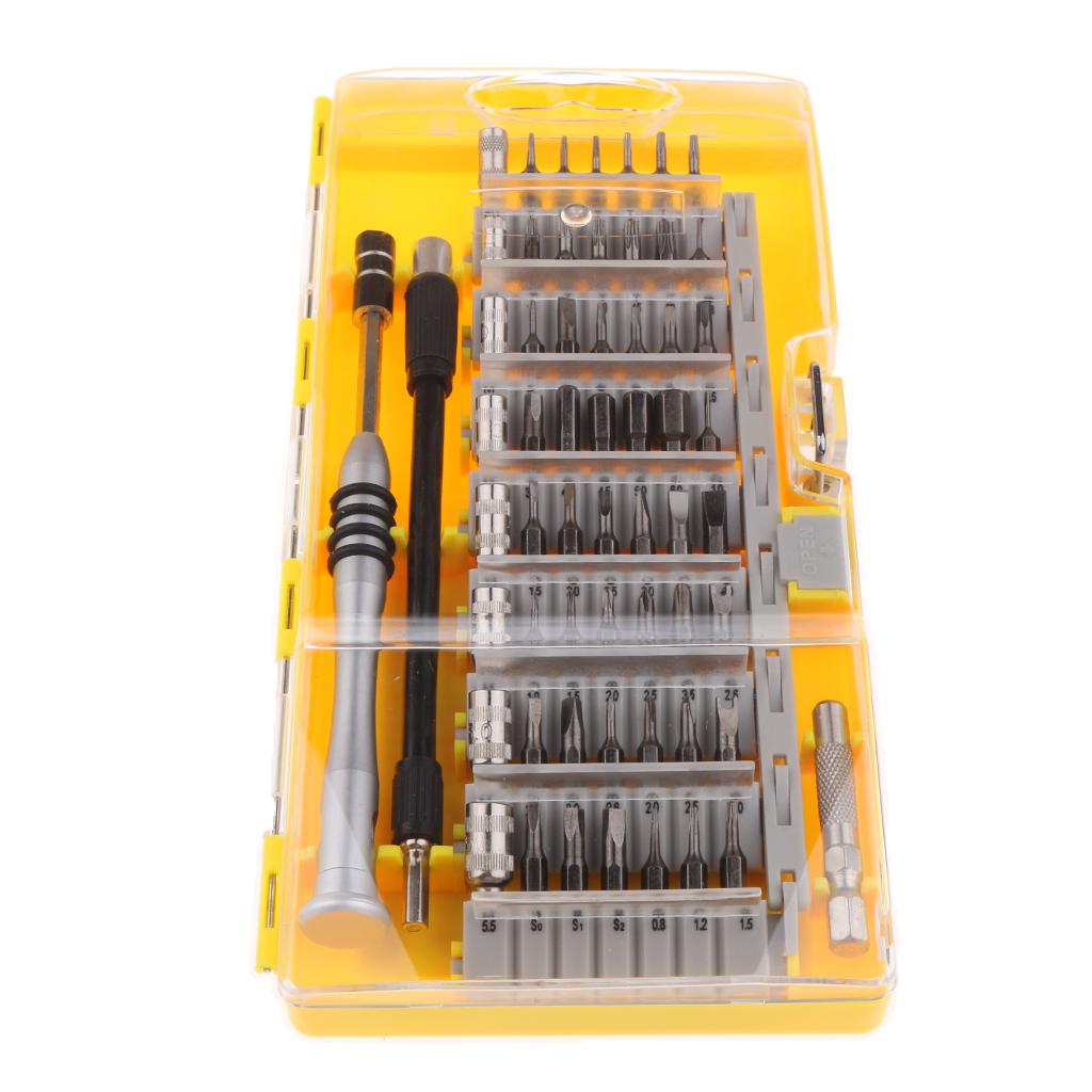 Screwdriver Set , 60 in 1 Precision Magnetic Driver with 56 Bits Electronics Repair Tool Kit for PC/iPhone X, 8, 6/Smart Phone/Tablet/Xbox/Clock DIY etc
