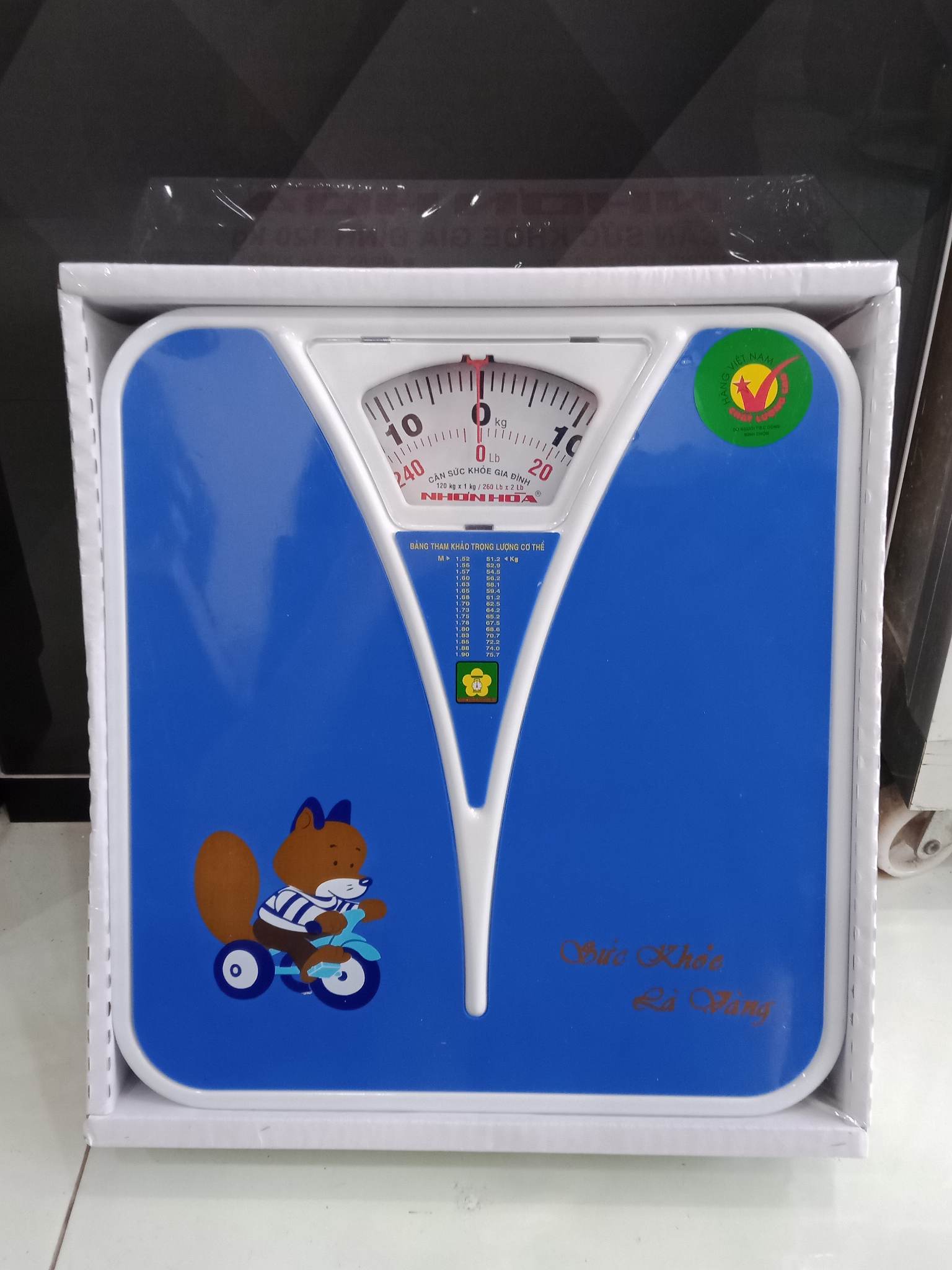 Cân Sức KHỏe Gia Đình NHơn Hòa 120kg