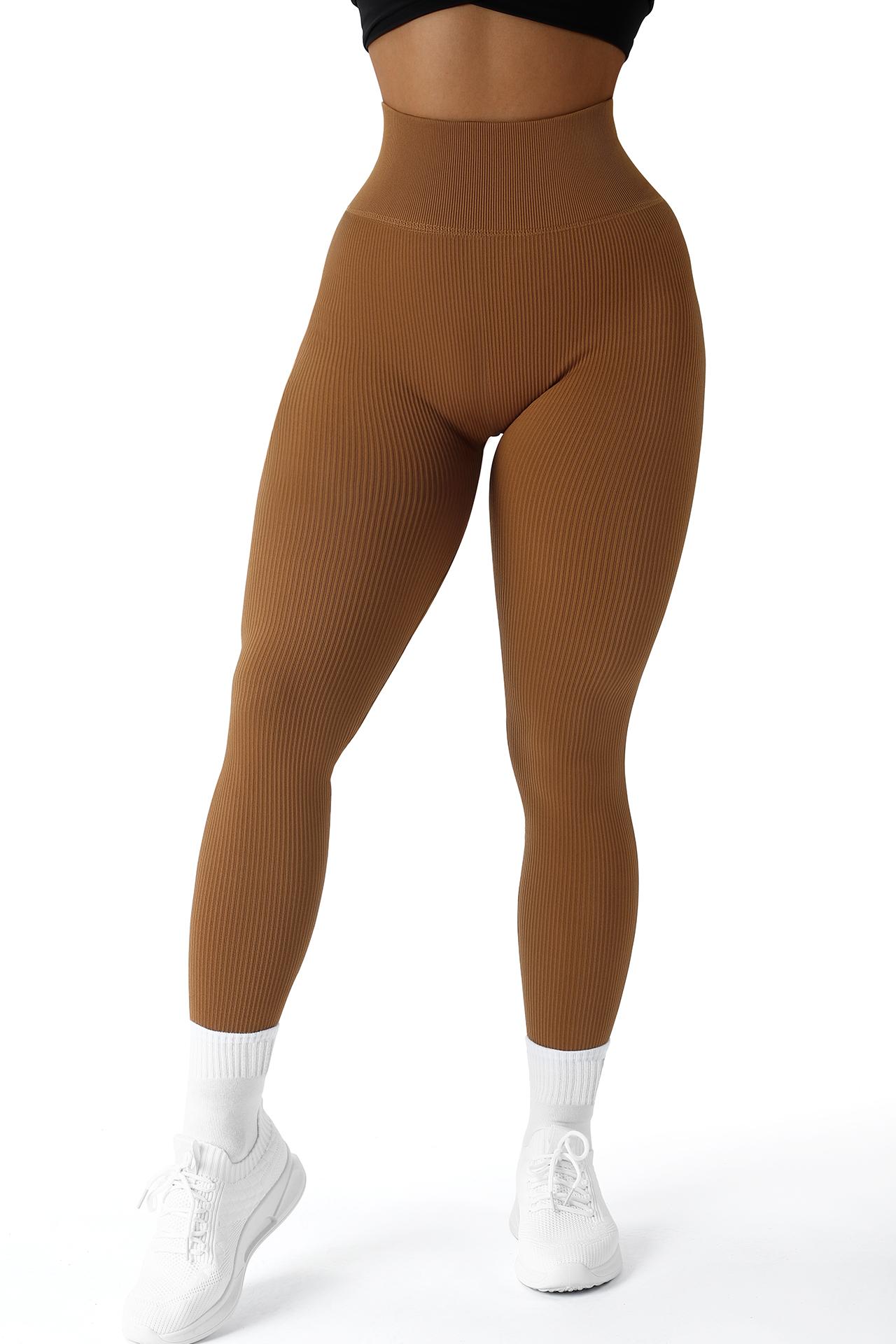 Tập Gym Quần Legging Nữ Thun Gân Quần Tập Yoga Liền Mạch Quần Legging Thể Thao 2021 Tập Luyện Quần Leggin Đẩy Lên Đồ Thể Thao Tập Yoga Quần Legging Nữ
