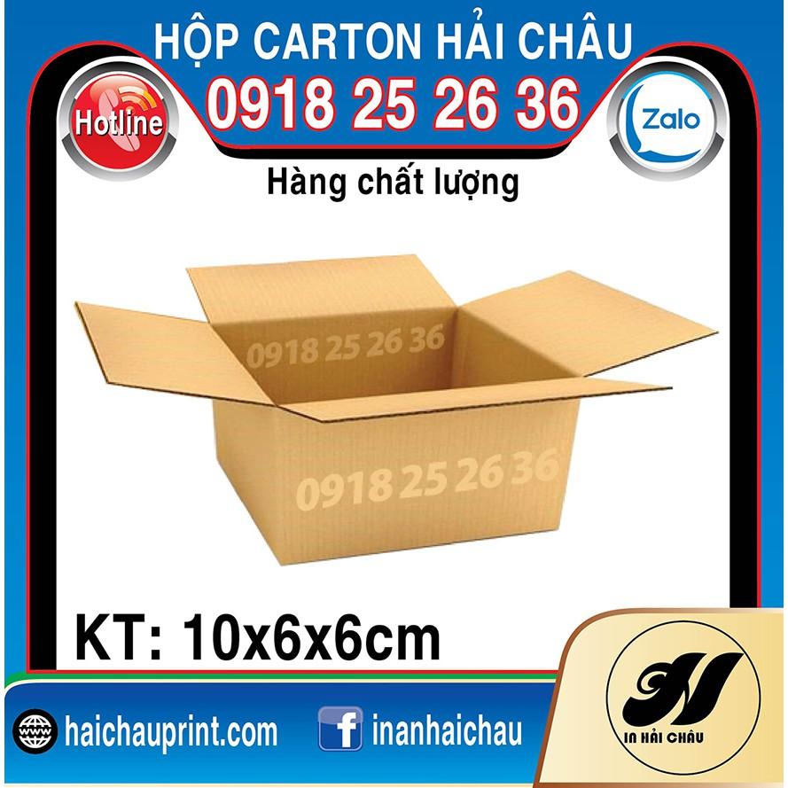 20 Hộp Carton, KT: 10x6x6cm, Hộp carton, Thùng carton, Hộp đóng hàng, Thùng đóng hàng, Hộp carton 3 lớp...