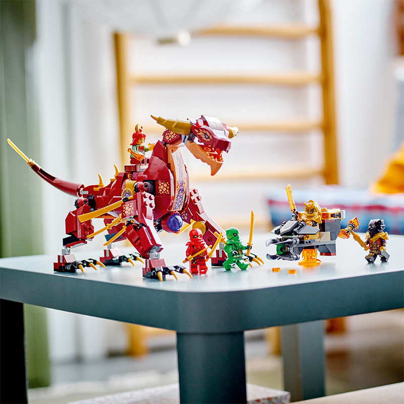 Đồ Chơi Lắp Ráp Rồng Thần Dung Nham Heatwave Lego Ninjago 71793
