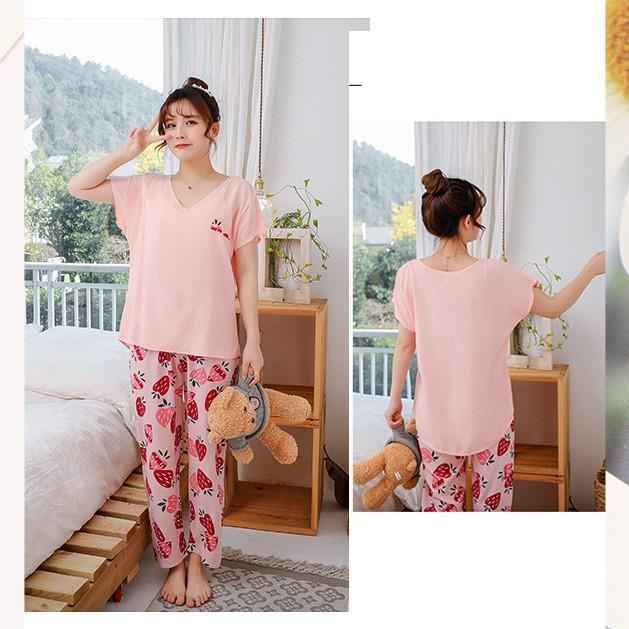 Đồ bộ nữ đẹp phong cách Hàn – đồ mặc nhà siêu xinh, bộ đồ ngủ thoải mái B52