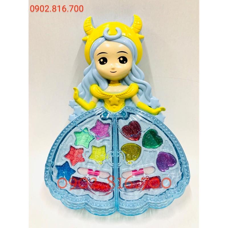 Hộp đồ chơi trang điểm thật cho bé hình búp bê Elsa nữ hoàng băng giá Frozen 30088