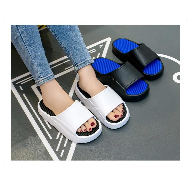 Dép quai ngang nam, nữ ĐỄ ĐỘN 4cm xịn sò, chất liệu EVA êm nhẹ siêu bền không thấm nước,
