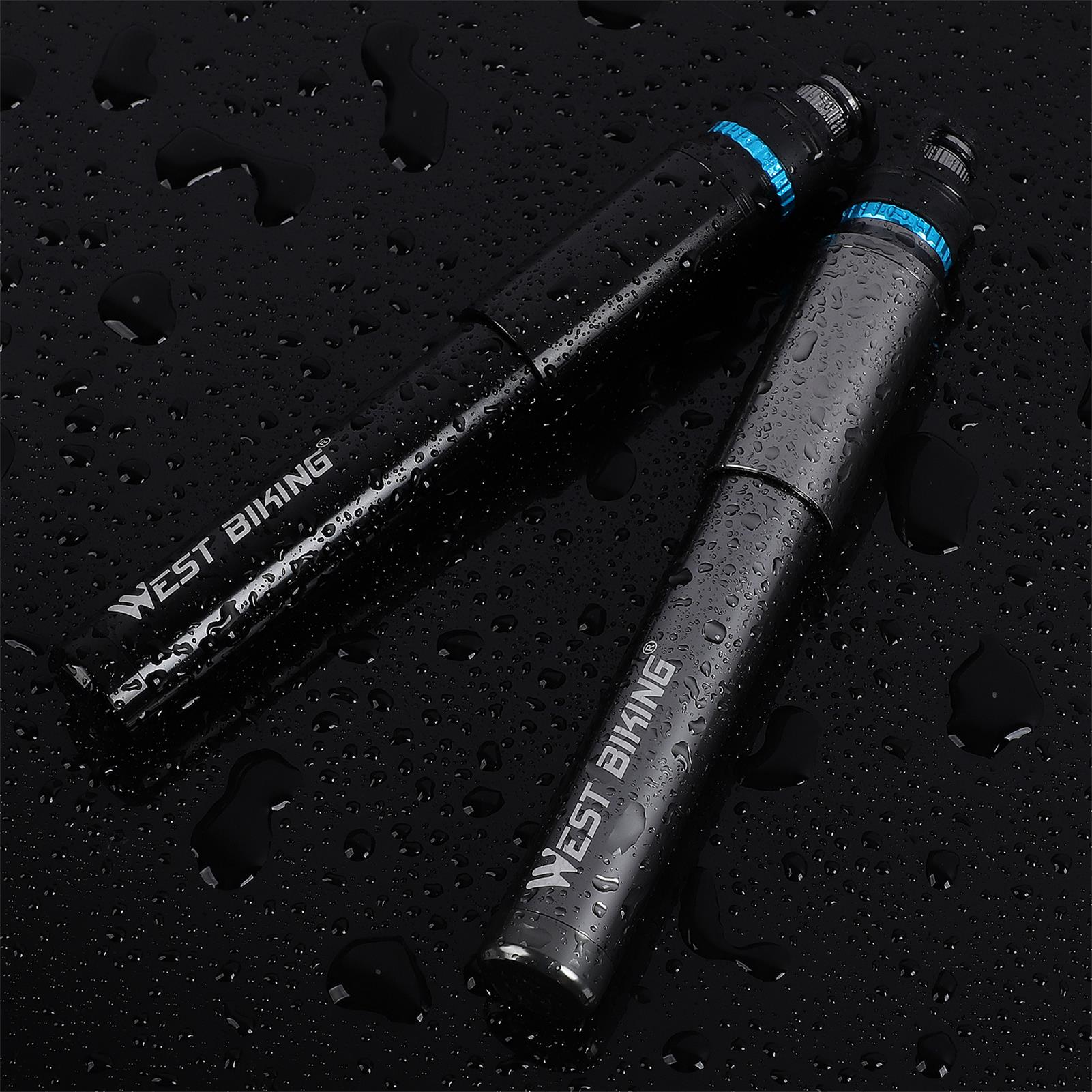 Ống Bơm Hơi Xe Đạp Mini 150PSI Áp Suất Cao Cho Van Presta Và Schrader