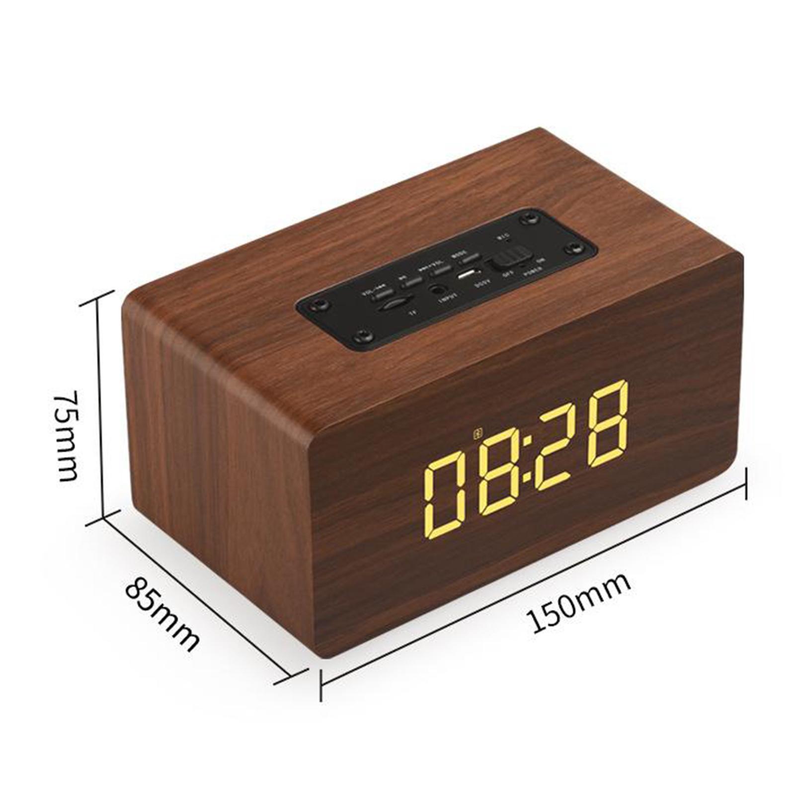 Bluetooth Portable Wooden Soundbar Audio Player for Home Office Computer