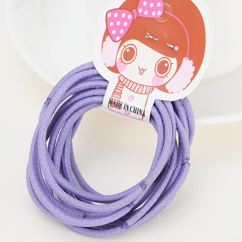 Set 10 dây cột tóc vải chắc chắn sắc màu bé gái dễ thương Tatitava