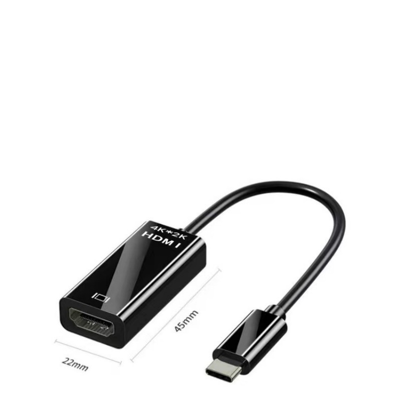 Cáp chuyển đổi USB Type C sang HDMI HD 1080i, 2K, 4K - Type-C sang HDMI cho Macbook / Máy tính / Laptop