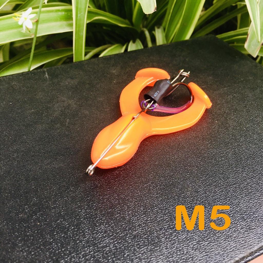 Mồi mềm câu lure Frog Kicker có thìa tạo hiệu ứng và lưỡi đôi có chống vướng phukiencaulure25