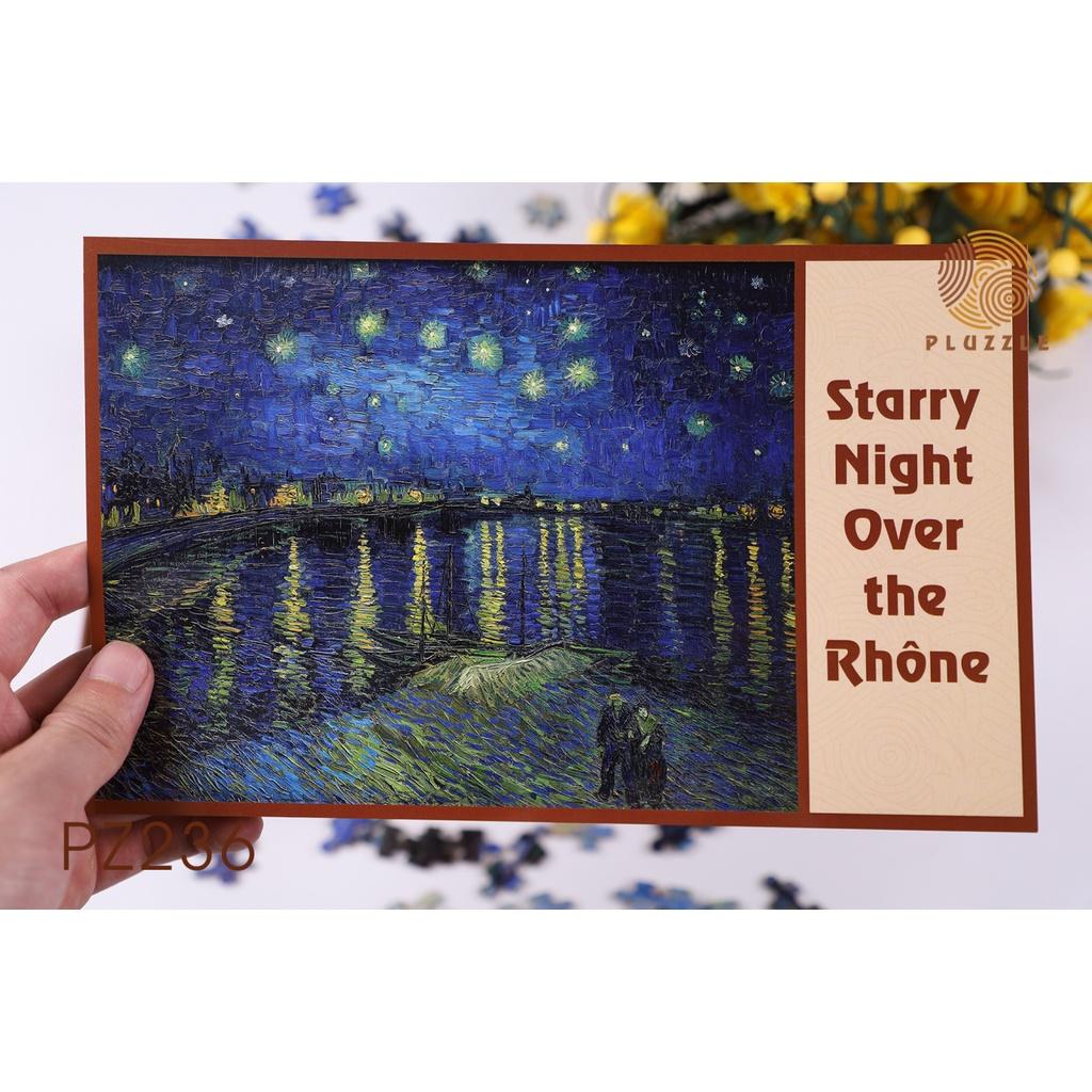 Bộ xếp hình gỗ thông minh puzzle đồ chơi ghép hình 500 miếng - PZ236 - Starry Night Over the Rhône