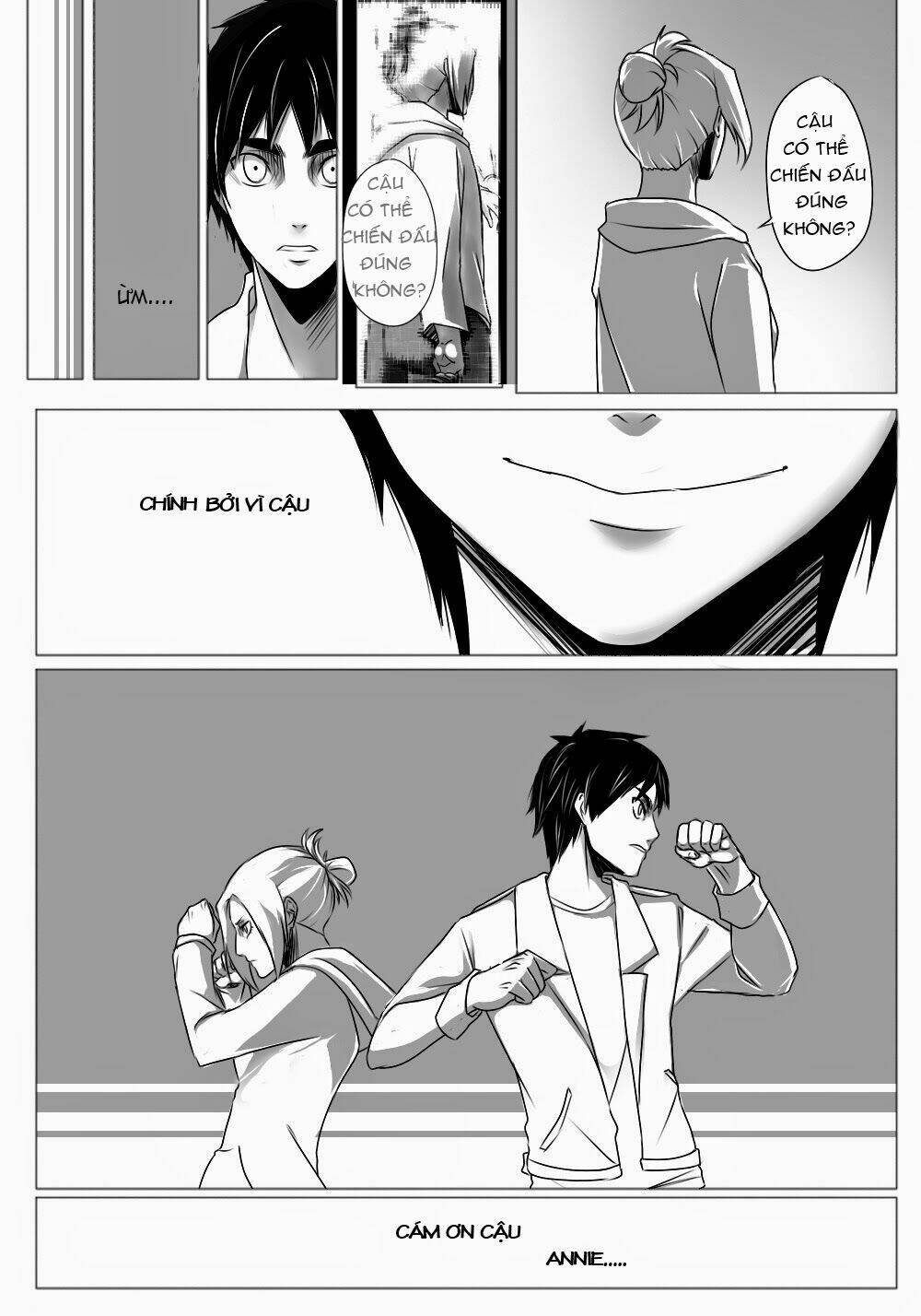 đại chiến titan - doujinshi về cuộc tình tay 4 chapter 3 6