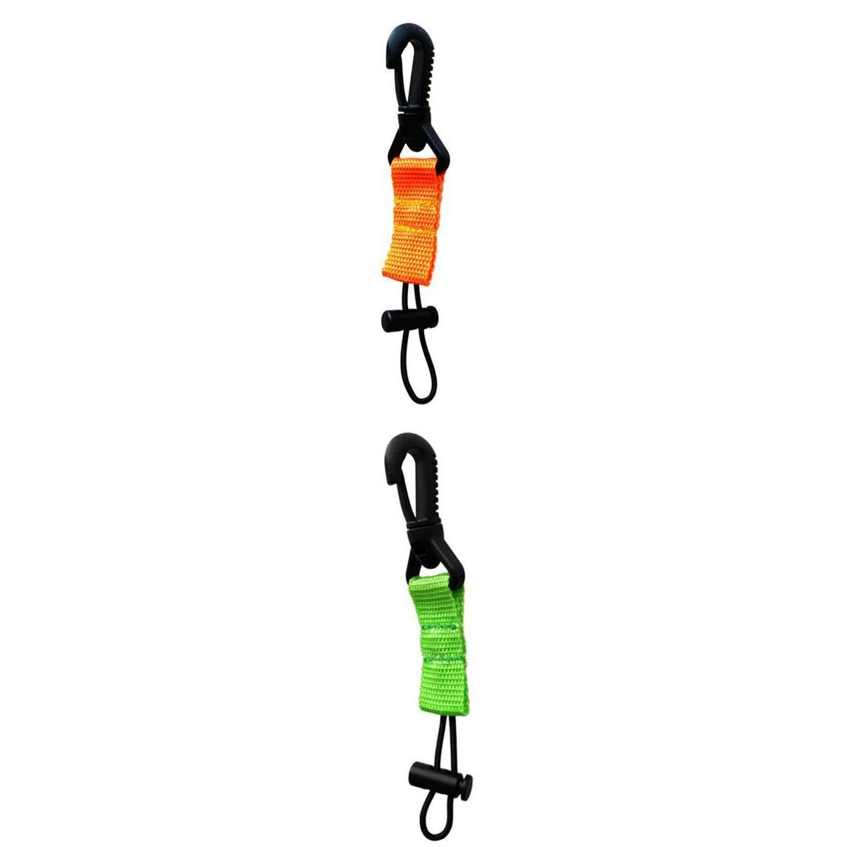 2 Pieces Scuba Diving Mouthpiece Regulator Holder  Orange