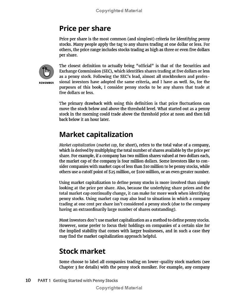 Sách ngoại văn: Penny Stocks For Dummies 3rd Edition