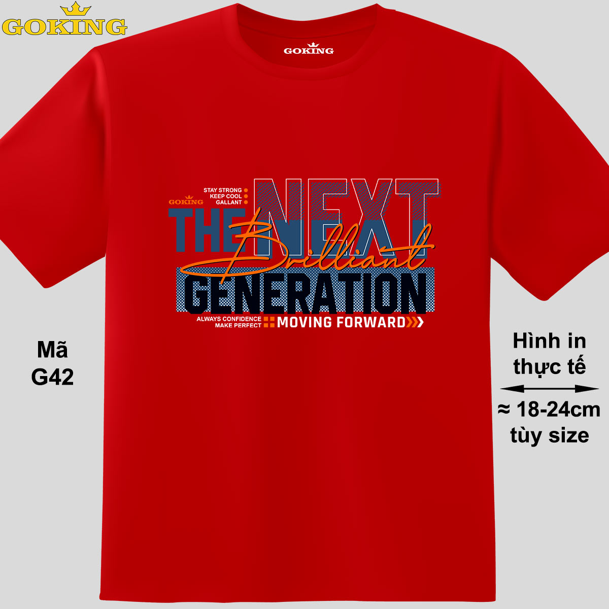 Hình ảnh The Next Generation, mã G42. Hãy tỏa sáng như kim cương, qua chiếc áo thun Goking siêu hot cho nam nữ trẻ em, áo phông cặp đôi, gia đình, đội nhóm