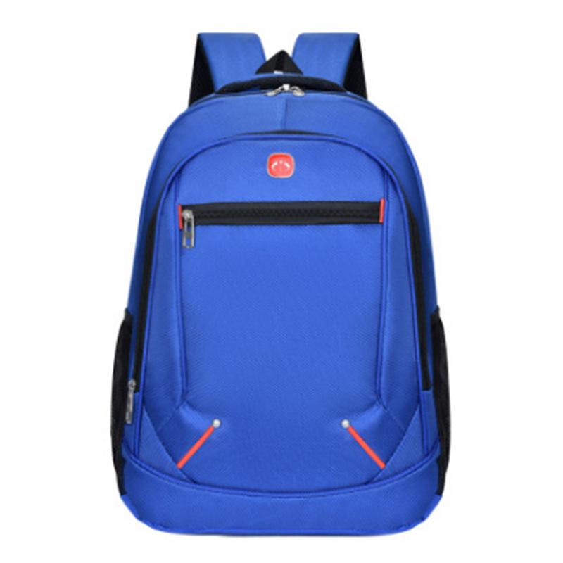 Thời Trang Công Suất Lớn Nam Sinh Viên Schoolbag Khoác Màu Chất Liệu Polyester Người Đàn Ông Của Ba Lô Đa Chức Năng Đơn Giản Túi