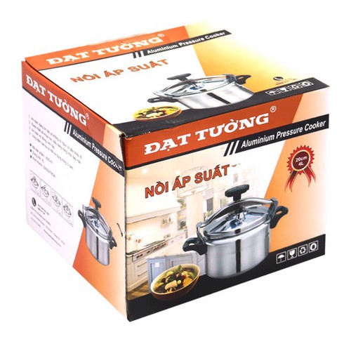 Nồi áp suất ga 4L Đạt Tường – ASG-01 – Màu trắng đáy từ - Hàng chính hãng